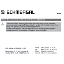 Note to the occupational health and safety directive 2013/35/EU 