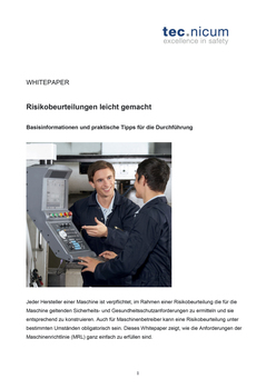 Livre blanc Appréciation du risque