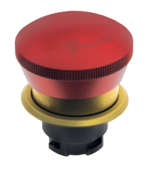 EDR.V - Mushroom button with latching