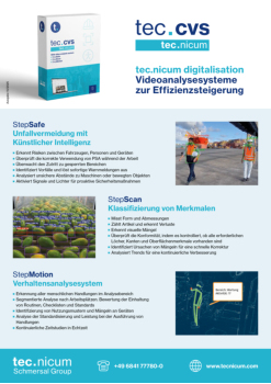 tec.cvs − Video analysis systems to increase efficiency