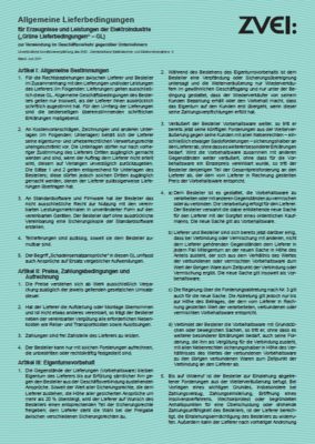 Allgemeine Lieferbedingungen